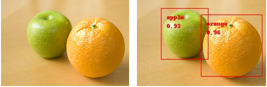 Image of apple and orange