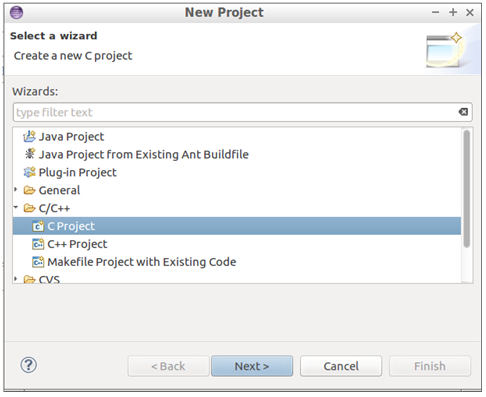Eclipse - New project wizard
