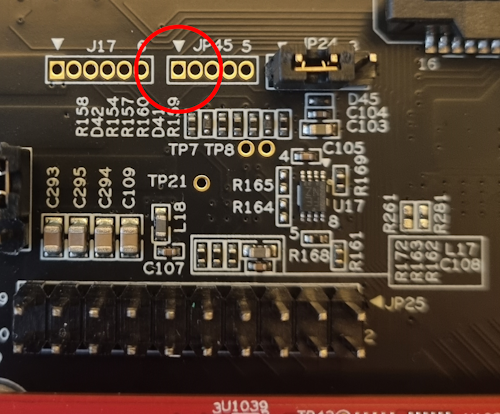 PWM pin on JP45-1