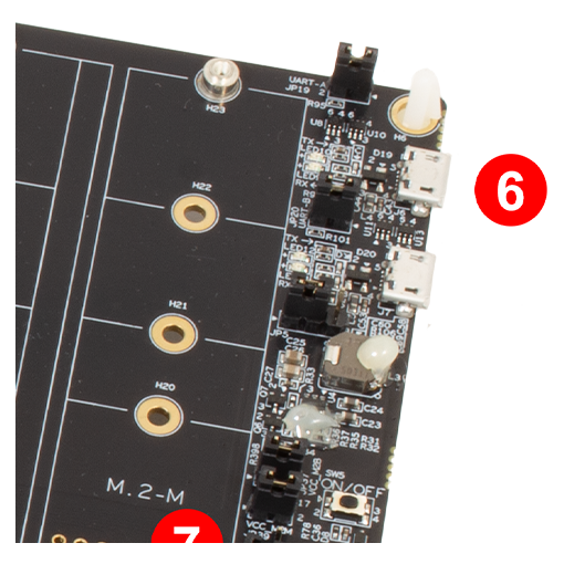 RZ/G3E SOM Kit console connector