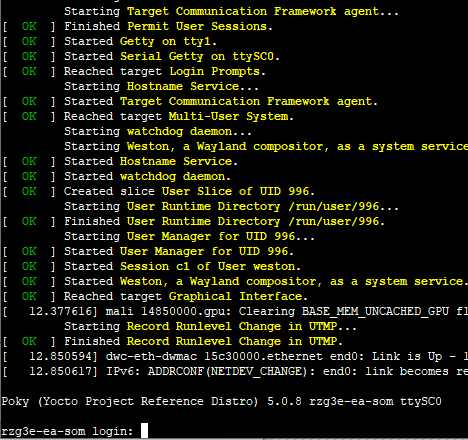 iMX Kit V3 Linux prompt